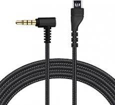  upgraded replacement audio cable for steelseries arctis 3, arctis 5, arctis 7, arctis pro wireless, arctis pro gaming headset 2m/6.5 feet  SteelSeries Arctis 7 Wireless Gaming Headset 