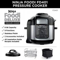 ninja foodi 8qt 9-in-1 deluxe xl pressure cooker air fryer - stainles Ninja Foodi 9-in-1 Deluxe XL Pressure Cooker