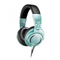  audio-technica ath-m50xib professional studio monitor headphones, ice blue professional headsets