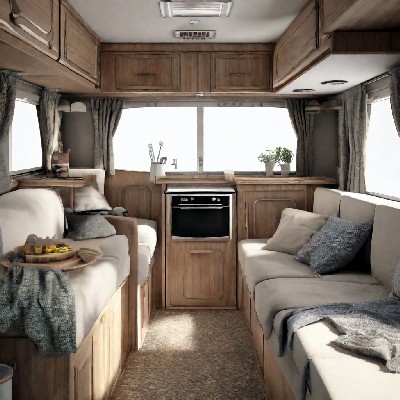 Within the Freedom Express thoughtful details transform parked life through clever touches making camping more convenient and enjoyable. The convertible dinette switches to a cozy